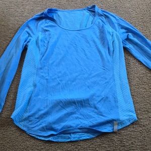 Blue Workout Long Sleeve